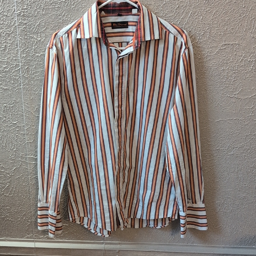 Ben Sherman Multicolor Striped Button Down Shirt